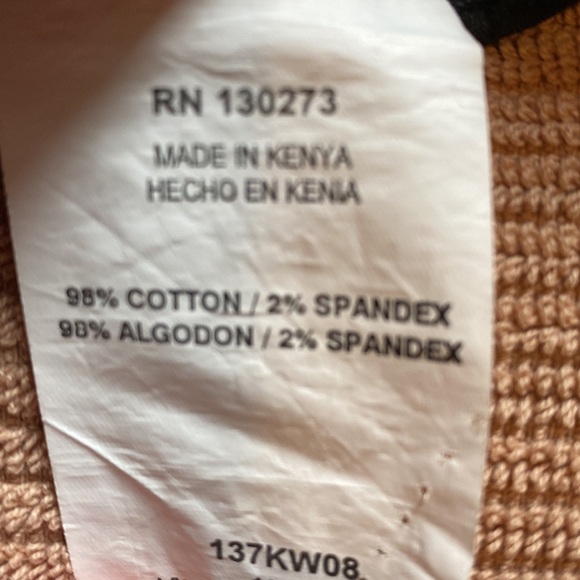 Riders by Lee Womens Midrise Black Chino Shorts sz 10 NWT - Picture 4 of 4